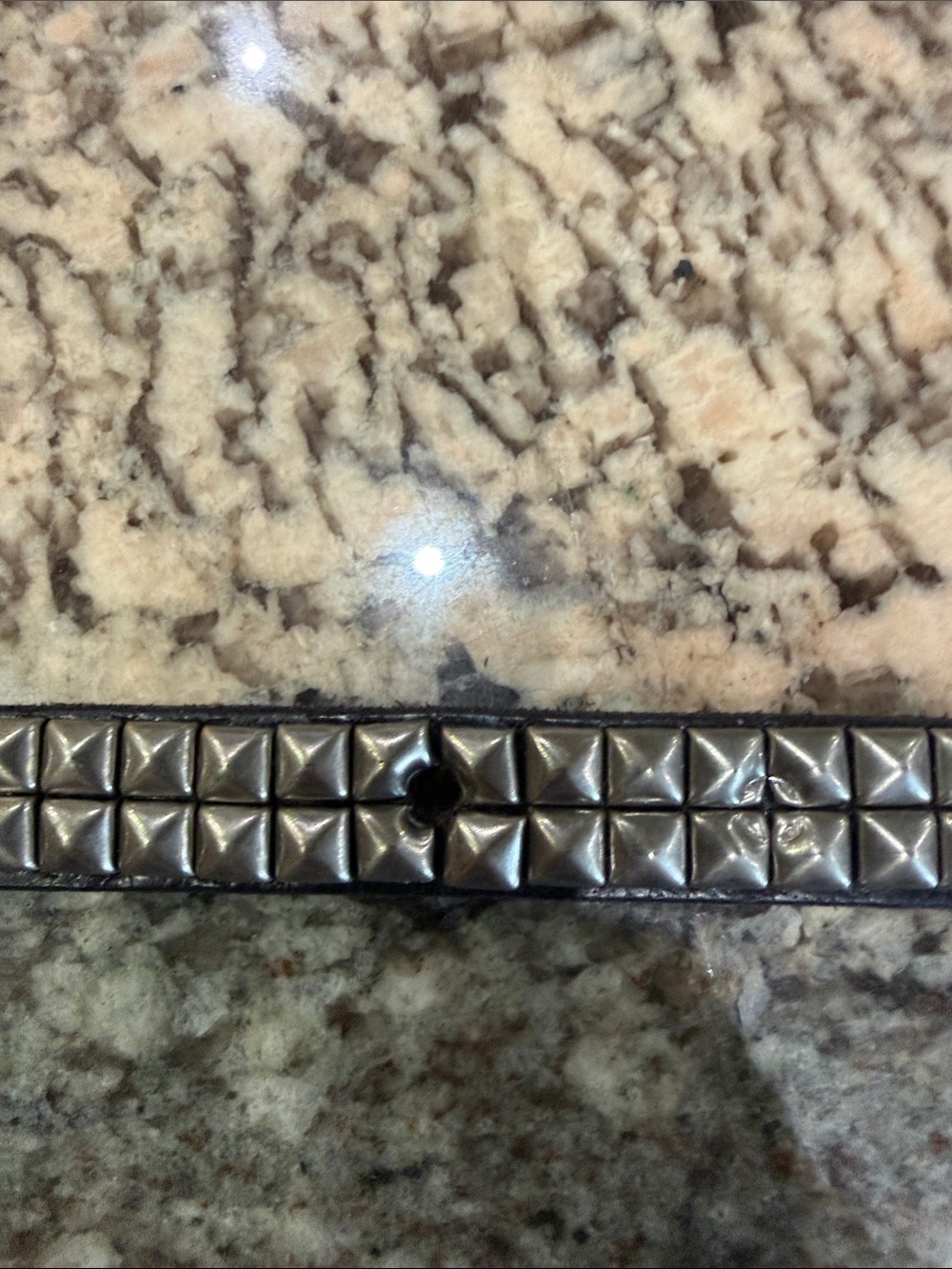 Black Studded Wrap Leather Belt used as a bridle or otherwise!! - Picture 6 of 8